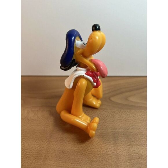 Vintage PVC Pluto Disney EPCOT Figure France Adventure 1990s - Picture 5 of 7